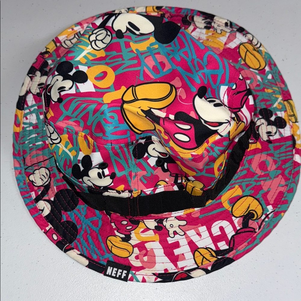 Neff x Disney Multicolor Cartoon Bucket Hat